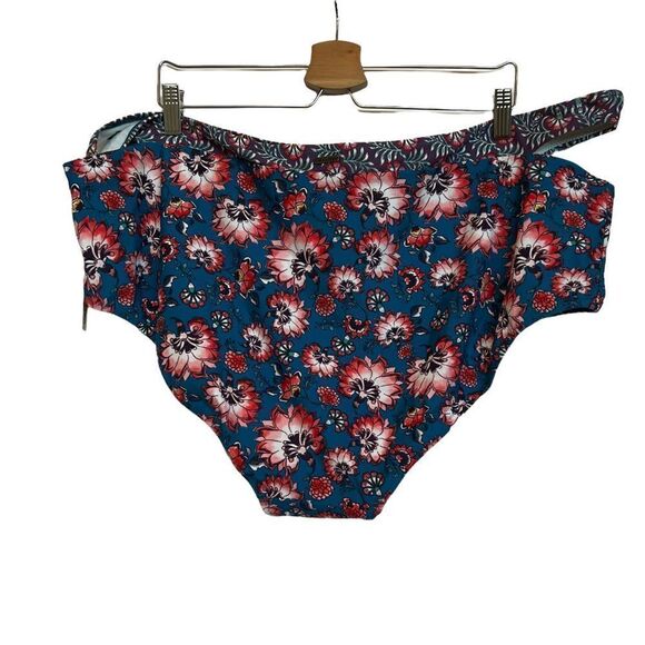 NWT
Wall flower Tropical Floral Turquoise Bikini bottom 3XL Side cutout - Picture 2 of 6